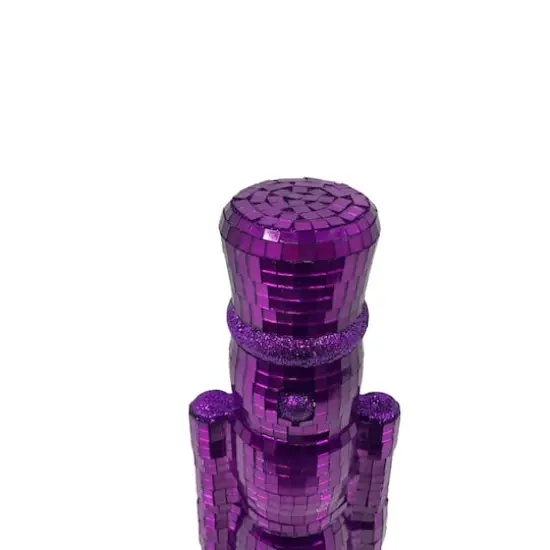 13" Disco Nutcracker Tabletop D&eacute;cor by Ashland&reg; Purple {7}
