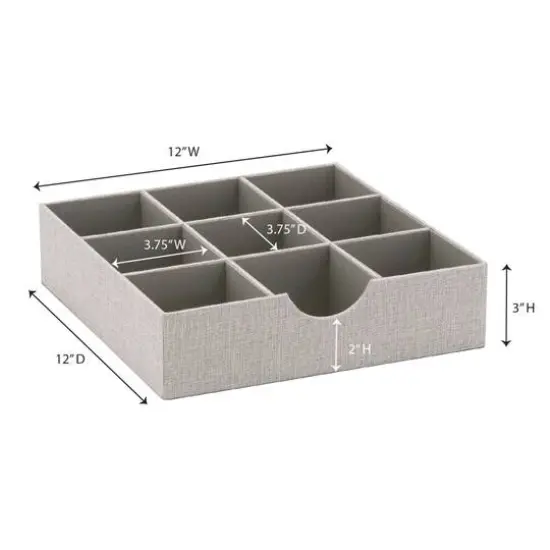 Household Essentials Gray Drawer Organizer Trays, 2ct. {4}