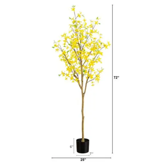 6ft. Artificial Forsythia Tree {1}