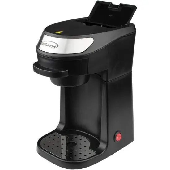 Brentwood Black Single-Serve Coffee Maker with Mug {5}