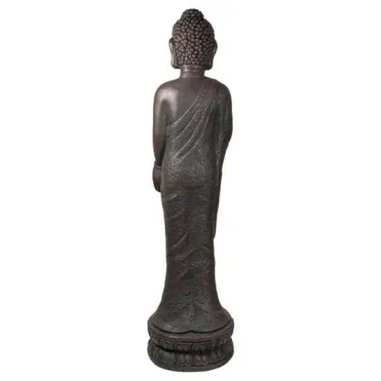 33" Standing Buddha Outdoor Garden Statue {5}