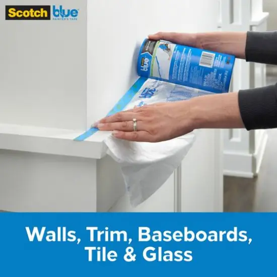 ScotchBlue™ 48" x 90ft. Painter's Tape & Plastic with Dispenser {6}