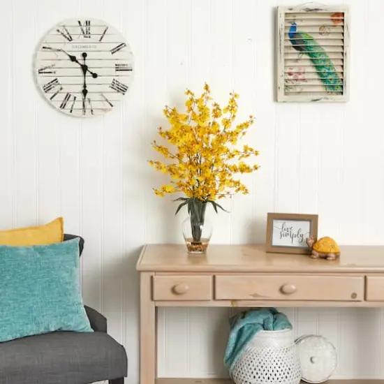 2.5ft. Yellow Dancing Lady Arrangement in Vase {4}