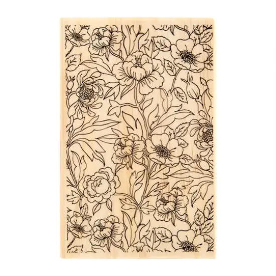 Flower & Foliage Wood Stamp by Recollections&reg; {1}