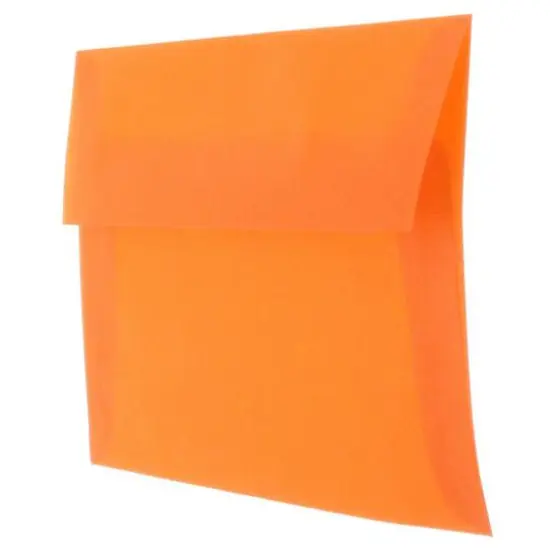 JAM Paper A2 Translucent Vellum Invitation Envelopes, 25ct. Orange {4}