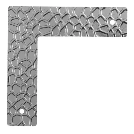 Dritz&reg; Home Small Nickel Textured Campaign Corners, 3 Pack {6}