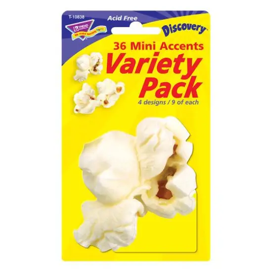 Trend Popcorn Mini Accents Variety Pack, 6 Packs of 36 {3}