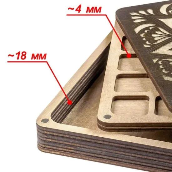 Wonderland Crafts Multi-Layer Square Bead Organizer {4}