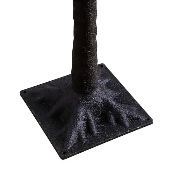 4ft. Pre-Lit Artificial Halloween Spider Twig Tree with 48 Purple LED Lights {11}