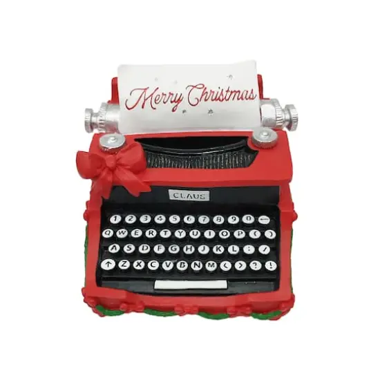 5" Red Typewriter Tabletop Décor by Ashland® {1}