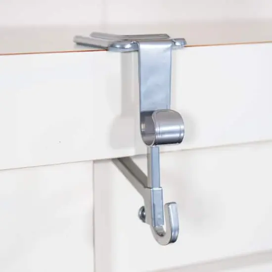 Village Lighting Mantle Garland & Stocking Hanger Silver {7}