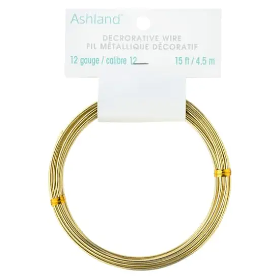 Gold Aluminum Decorative Wire by Ashland&reg; {4}