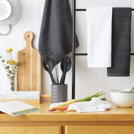 DII&reg; Assorted Mineral Basic Chef Terry Dishtowel (Set of 4) {4}