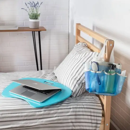 Honey Can Do Blue 6 Pocket Blue Shower Tote {1}