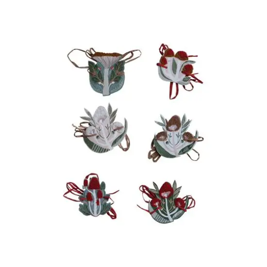 Hello Honey Printed Paper Mushroom Gift Toppers, 6ct. {1}