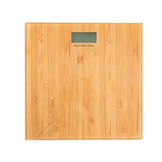 Bath Bliss Digital Glass Scale Bamboo {1}