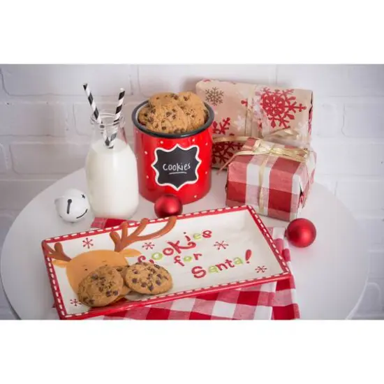 DII&reg; Small Ceramic Red Canister {3}