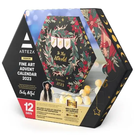Arteza&reg; 12 Day Joy to the World Fine Art Christmas 2023 Advent Calendar {1}