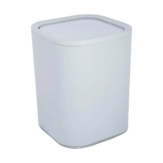 Bath Bliss Gray Acrylic 8L Waste Bin {3}