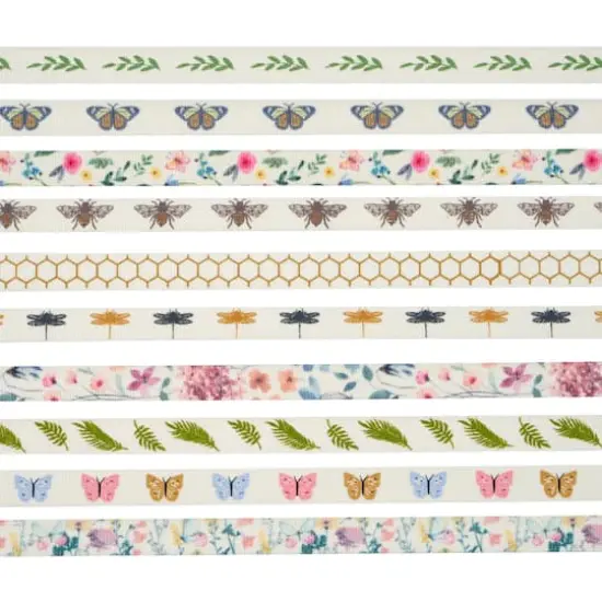 3/8" x 2yd. Insects Value Pack Ribbon by Celebrate It&reg; {4}