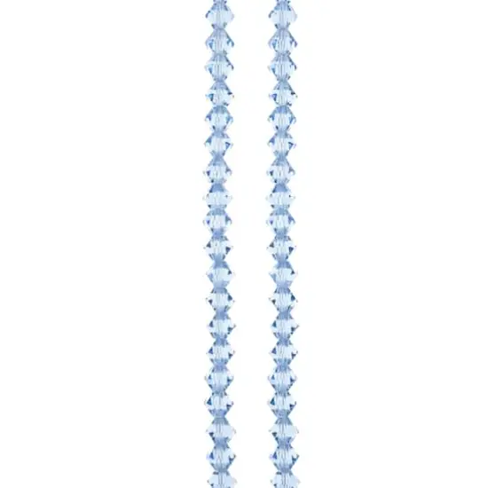 Preciosa Glass Crystal Bicone Beads, 4mm by Bead Landing&trade; Light Sapphire {1}