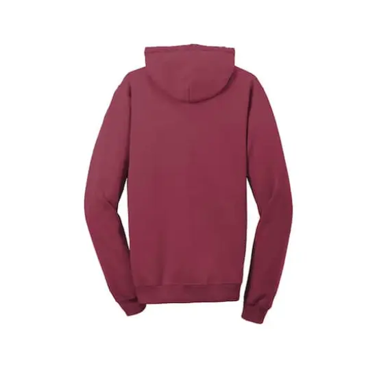 Port & Company&reg; Beach Wash Garment-Dyed Pullover Hooded Adult Sweatshirt Merlot {5}