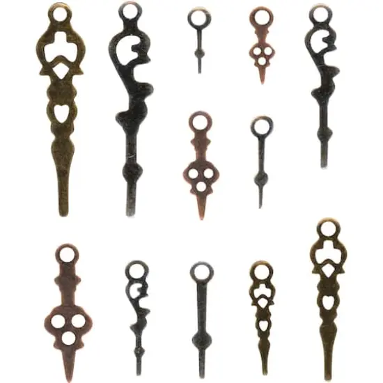 Idea-Ology Metal Clock Hands 12/Pkg-Assorted Sizes {3}