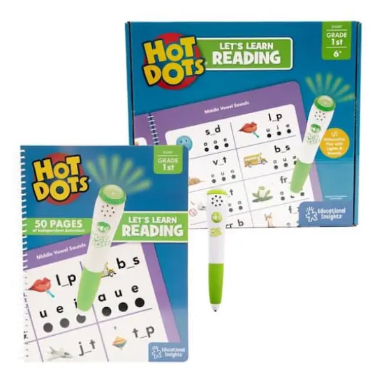 Educational Insights&reg; Hot Dots Let's Learn Reading 1st Grade {1}