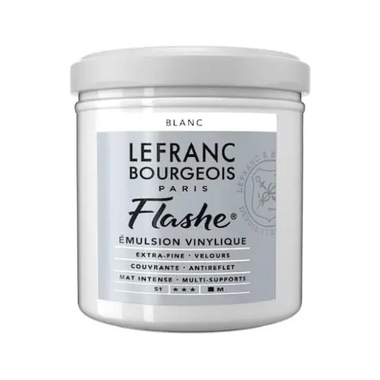 Lefranc & Bourgeois Flashe&reg; Matte Artist's Color, 125mL White {1}