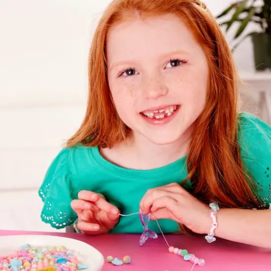 Creativity for Kids&reg; Mermaid Bead Jewelry Jar {14}