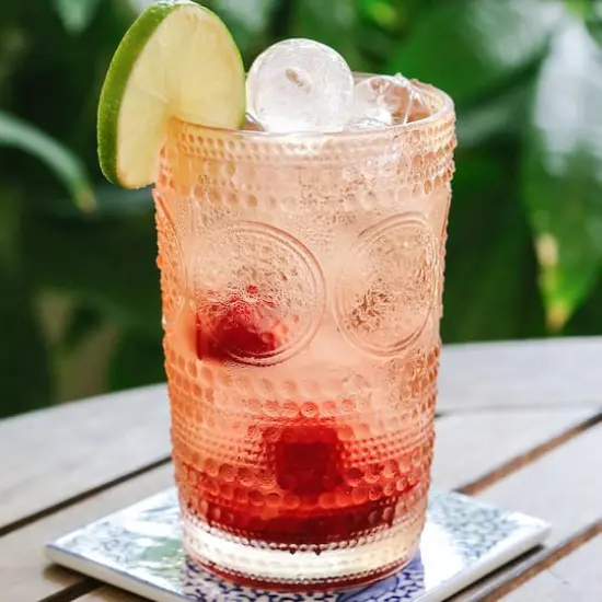 Kate Aspen® 13oz. Beaded Floral Rose Gold Drinking Glasses, 6ct. {1}