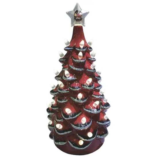 Santa's Workshop 14" NCAA College Team Ceramic LED Christmas Tree University of South Carolina {1}