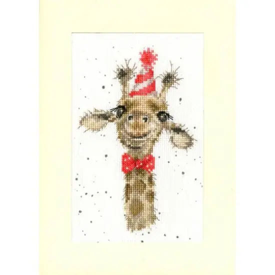 Bothy Threads I'm Just Here For The Cake Greeting Card Counted Cross Stitch Kit {1}
