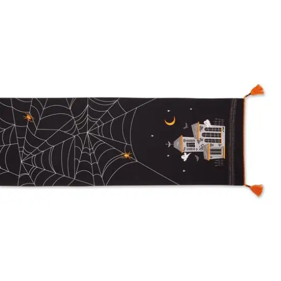 DII&reg; 70" Haunted House Embellished Table Runner {4}