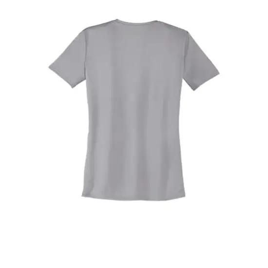 Port & Company&reg; Ladies Performance T-Shirt Silver {4}