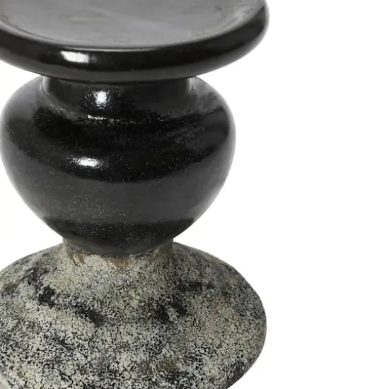 Hello Honey&reg; 5" 2-Tone Sculptural Terra Cotta Candle Holder {3}