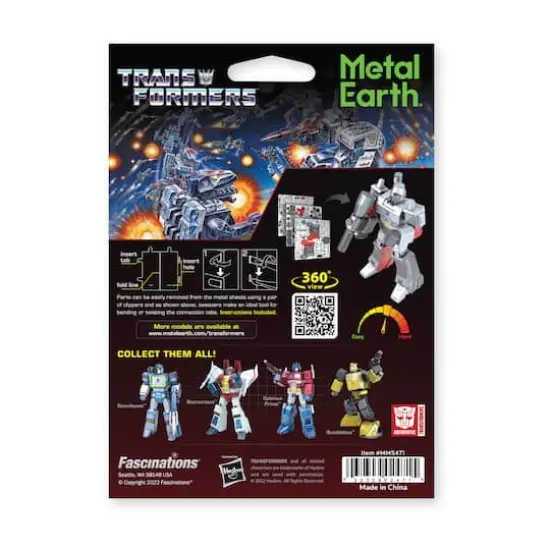 Metal Earth 3D Metal Model Kit - Transformers Color Megatron {4}