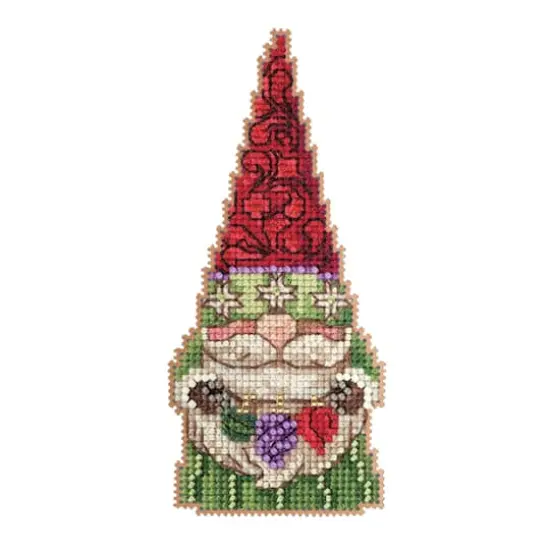 Mill Hill/Jim Shore Gnome With Ornaments Counted Cross Stitch Kit {1}