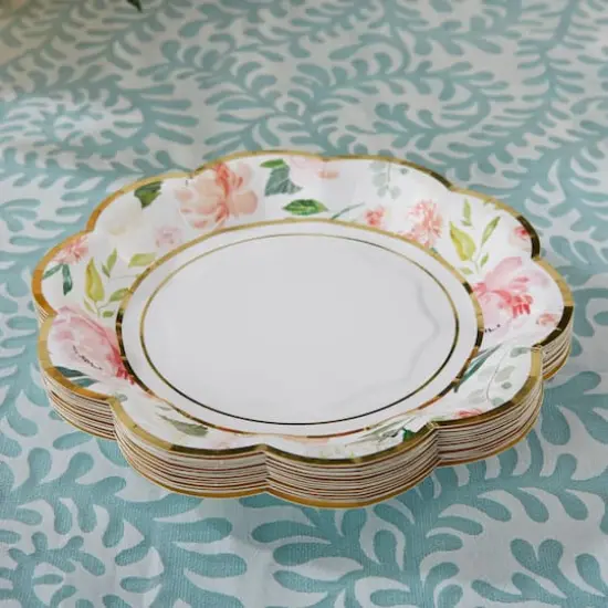 Kate Aspen&reg; 7" Brunch Floral Paper Plates, 32ct. {4}