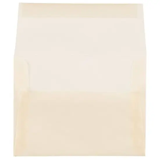 JAM Paper A2 Translucent Vellum Invitation Envelopes, 50ct. Spring Ochre {5}