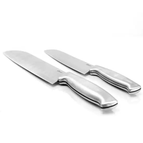 Oster Baldwyn 2 Piece Stainles Steel Santoku Knife Set {3}