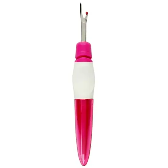 Prym&reg; Love 6" Pink Seam Ripper with Protective Cap {3}