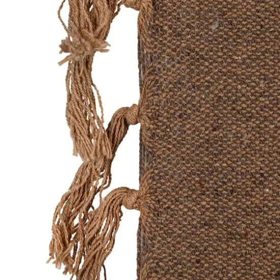 Hello Honey&reg; Beige & Brown Savannah Stripe Cotton Blend Throw with Fringe {4}