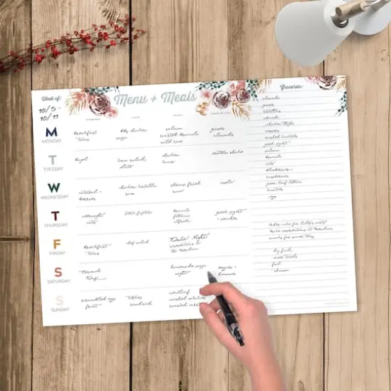 TF Publishing Floral Weekly Meal Planning Pad {4}