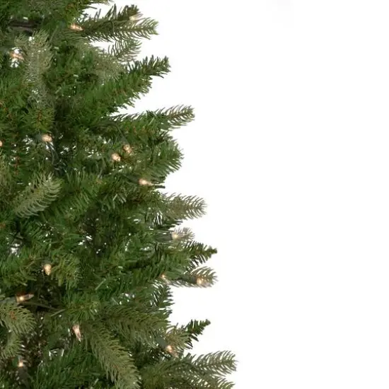 7.5ft. Pre-Lit Wicklow Noble Fir Pencil Artificial Christmas Tree, Clear Lights {5}