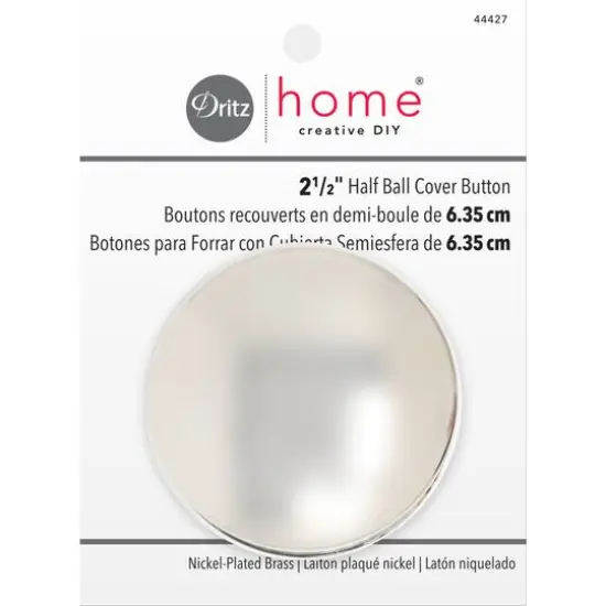 Dritz&reg; Home 2.5" Half Ball Cover Button {1}