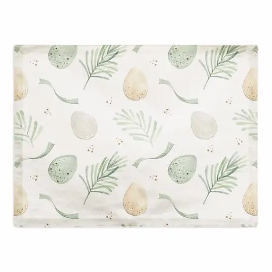 Easter Eggs And Ribbons 2 18" x 14" Poly Twill Placemat {1}