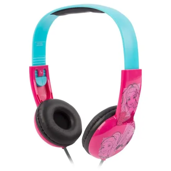 Barbie&reg; Blue & Pink Kid-Safe Headphones {1}