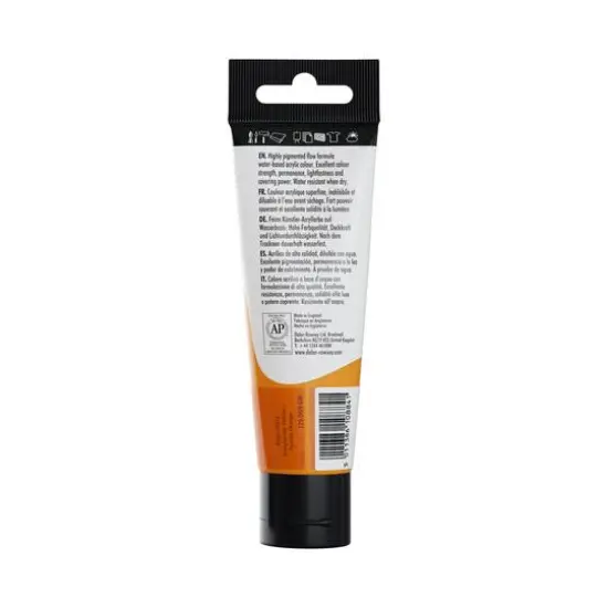 Daler-Rowney&reg; Original System 3 Acrylic Paint, 59mL 638 Cadmium Orange Light Hue {4}