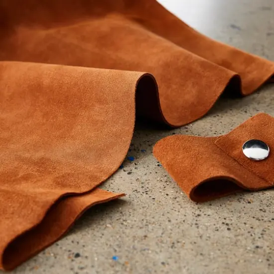 Brown Suede Split Leather by ArtMinds&trade; {3}